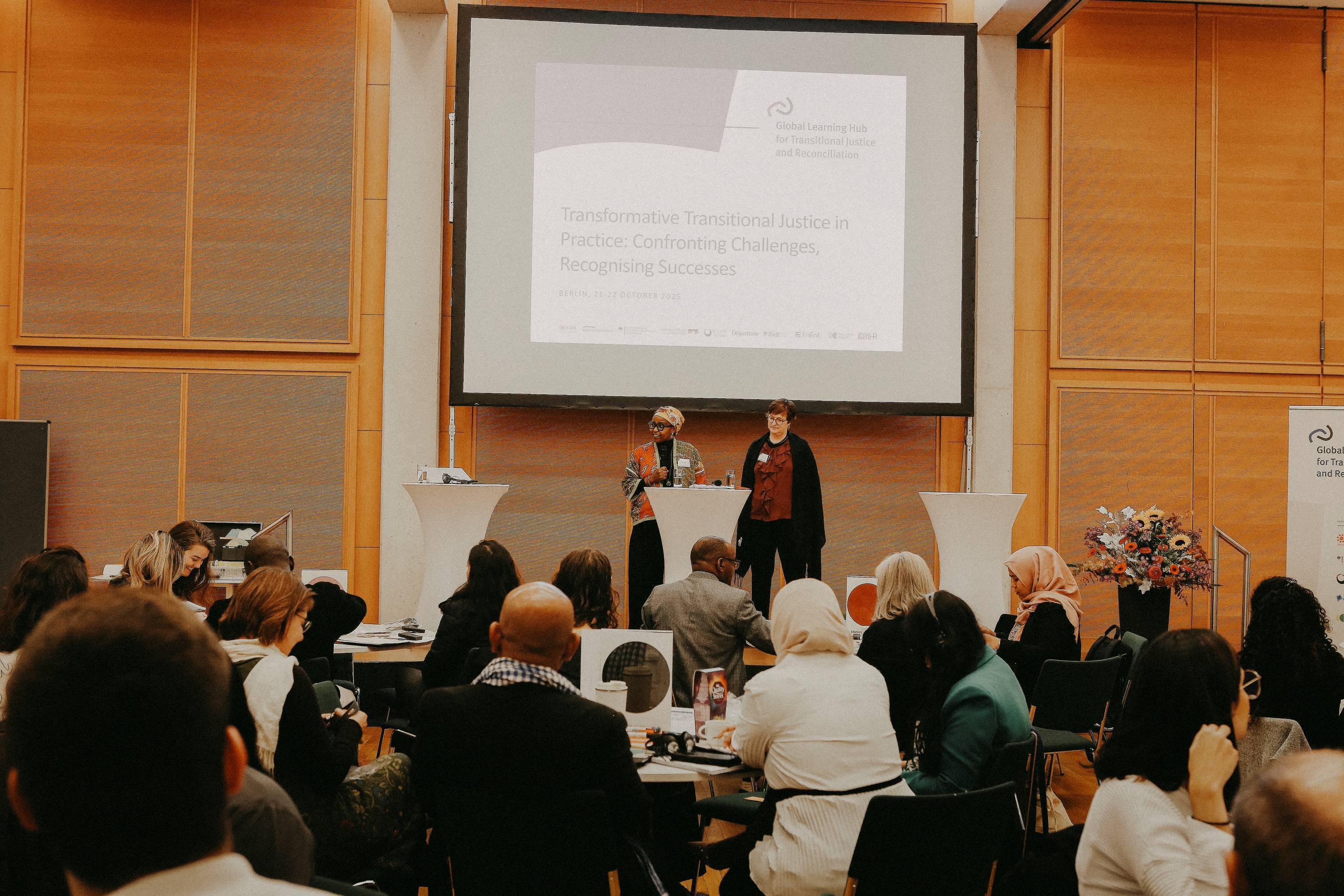 The conference was organised by the partner organisations of the Global Learning Hub for Transitional Justice and Reconciliation.