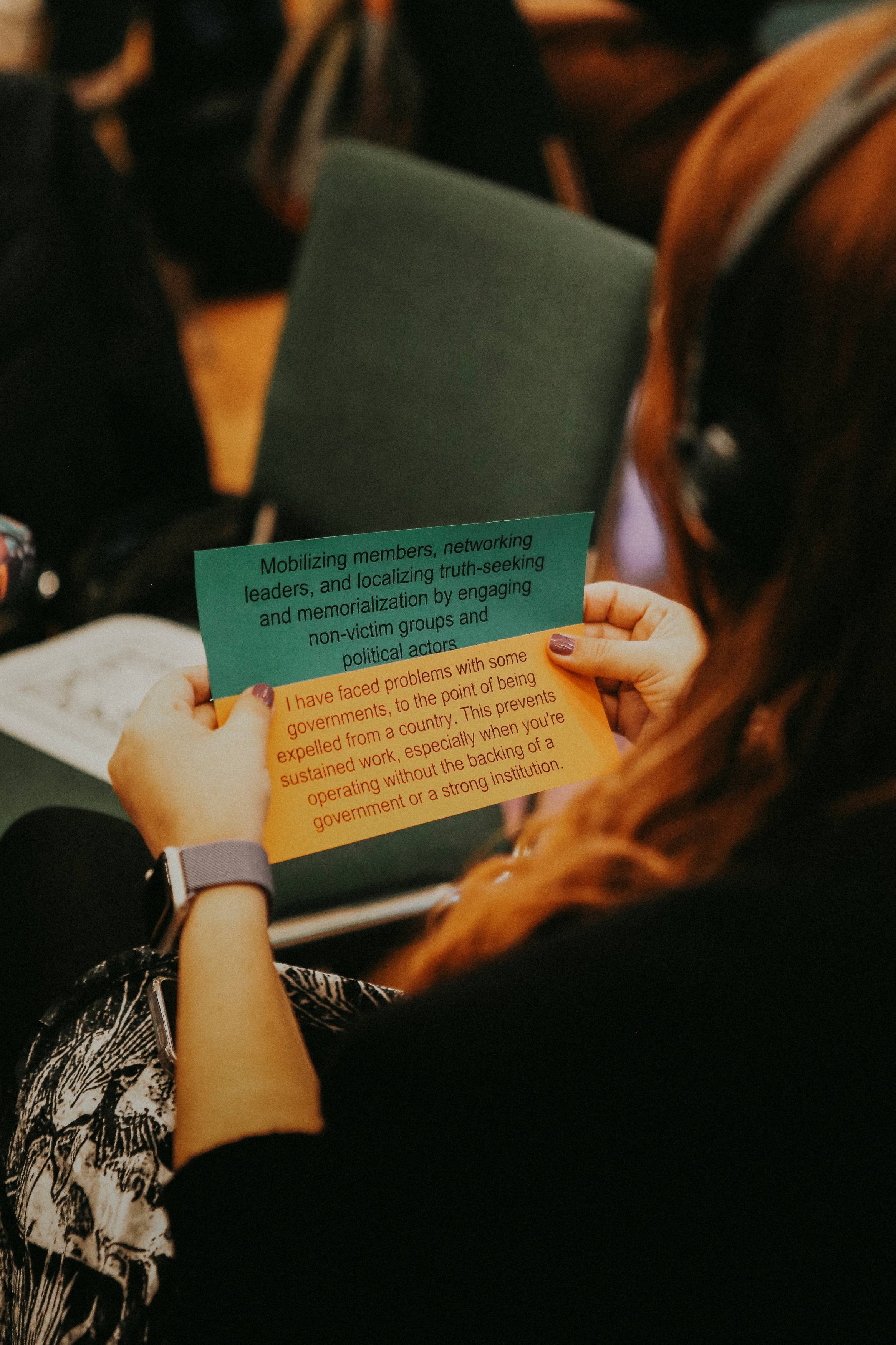 Participants shared both the successes and challenges they experience in their work.