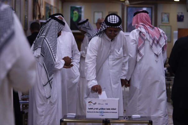 Community members casting their votes during the Water Users Association board election on 30 July 2025.