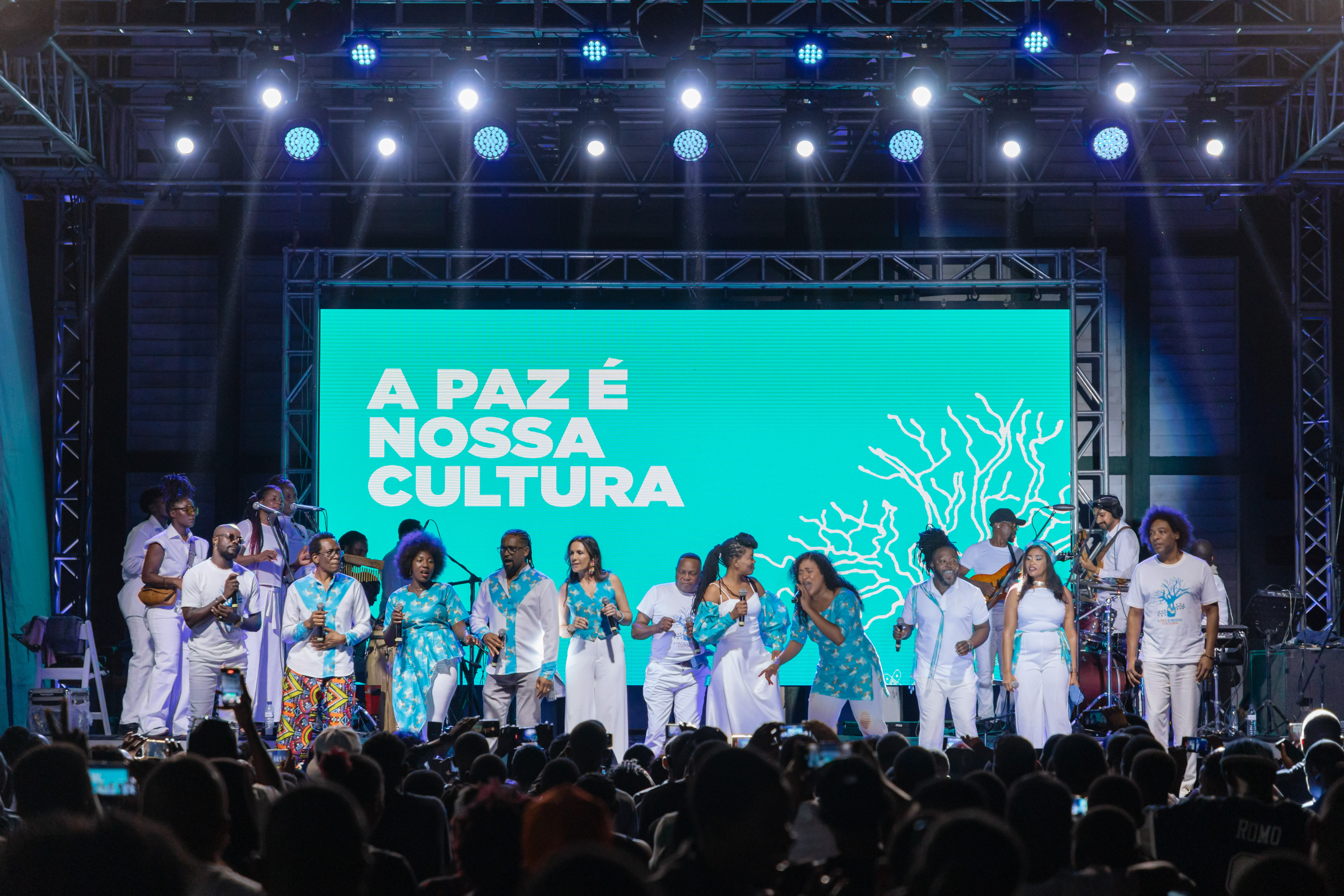 Peace is Our Culture concert in Beira city in the context of the national reconciliation campaign, May 2024.