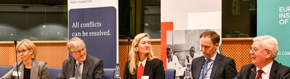 Dialogue and conflict mediation are crucial in ensuring Europe’s security.