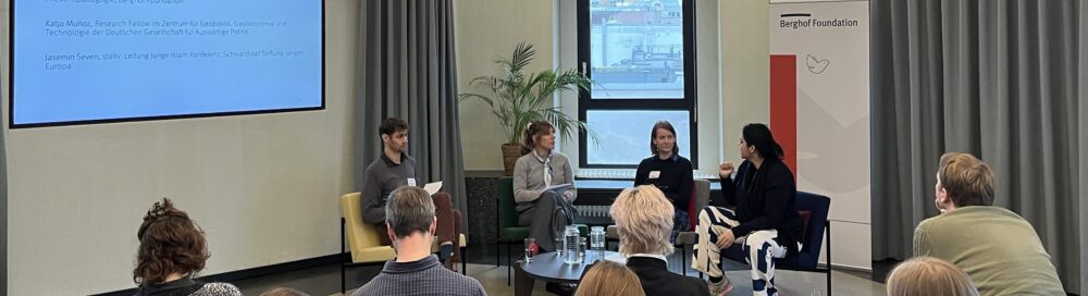 We hosted a panel discussion on conspiracy theories, elections and social media at our headquarters in Berlin.