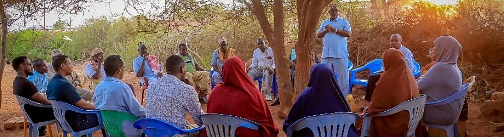 A Shir, a traditional community assembly, in Baidoa, Somalia.