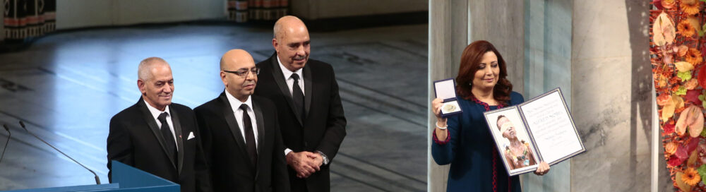 The Tunisian National Dialogue Quartet was awarded the Nobel Peace Prize in 2015. The coalition of four civil society organisations acted as insider mediators to resolve the 2013-2014 political crisis in Tunisia.