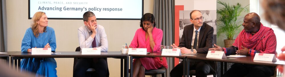 Climate, peace, and security: Advancing Germany’s policy response.