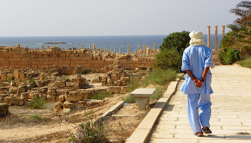 Tour guide in Sabratha, Libya |