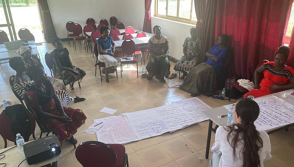 Film and research training with women who were formerly associated with armed groups in Kitgum, Uganda.