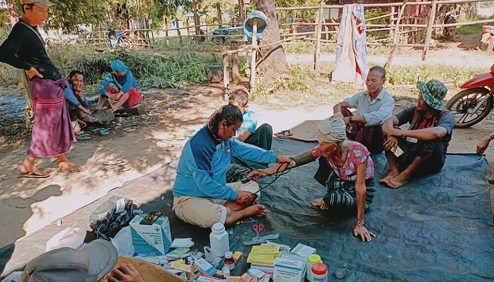 The Karen National Union, an ethnic armed organisation, provides health services for local communities in southeastern Myanmar.