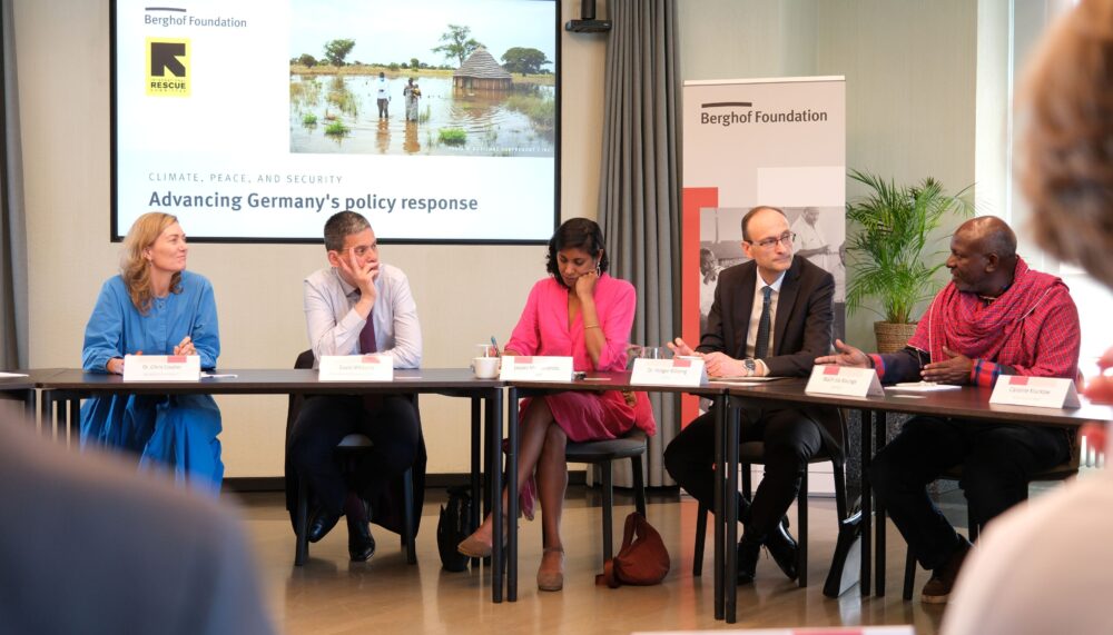 Climate, peace, and security: Advancing Germany’s policy response.