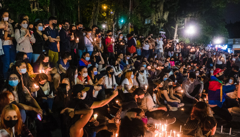 Demonstration, Medellin, Colombia 2015