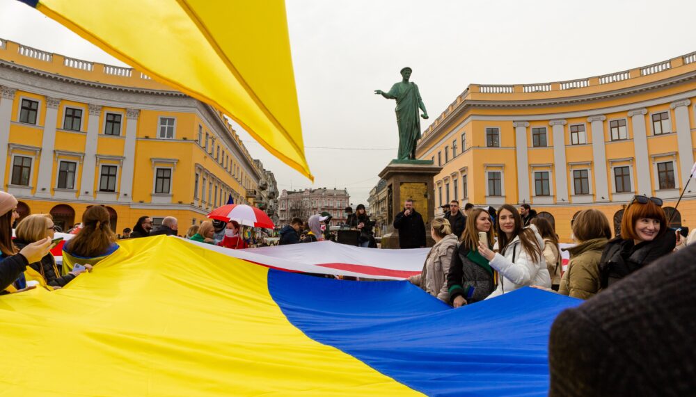 Protest in Odessa, Ukraine 2022