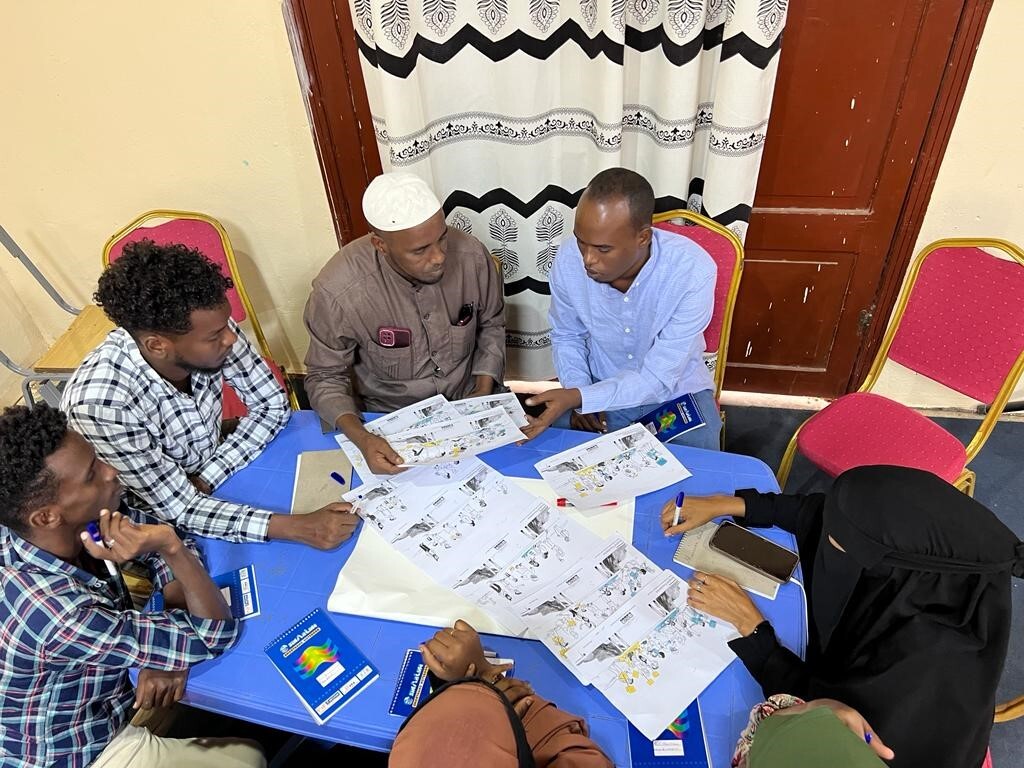 Community members from Balad at an IPN-led workshop on climate security and conflict transformation.
