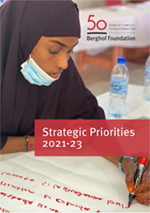 Berghof Foundation Strategic Priorities 2021-23 cover image