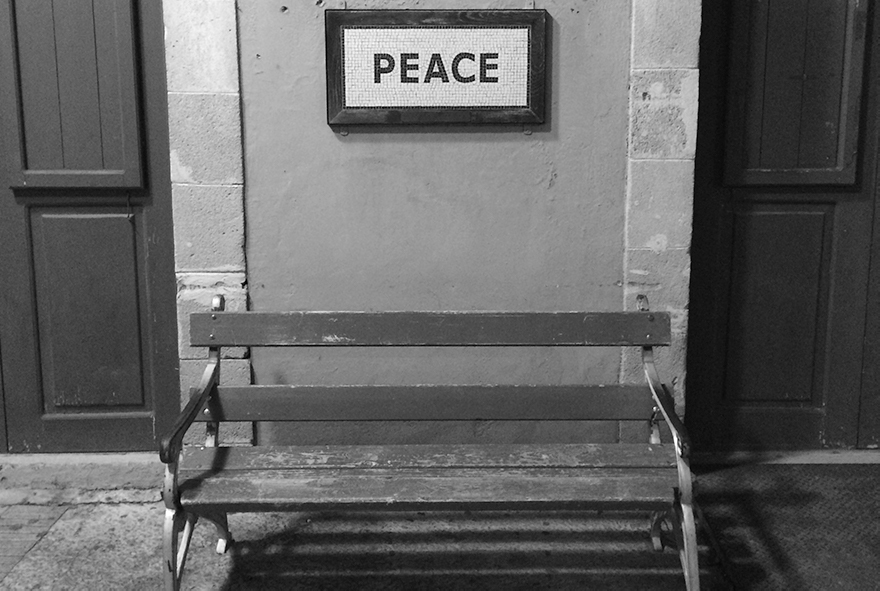 Image of the Peace Bench