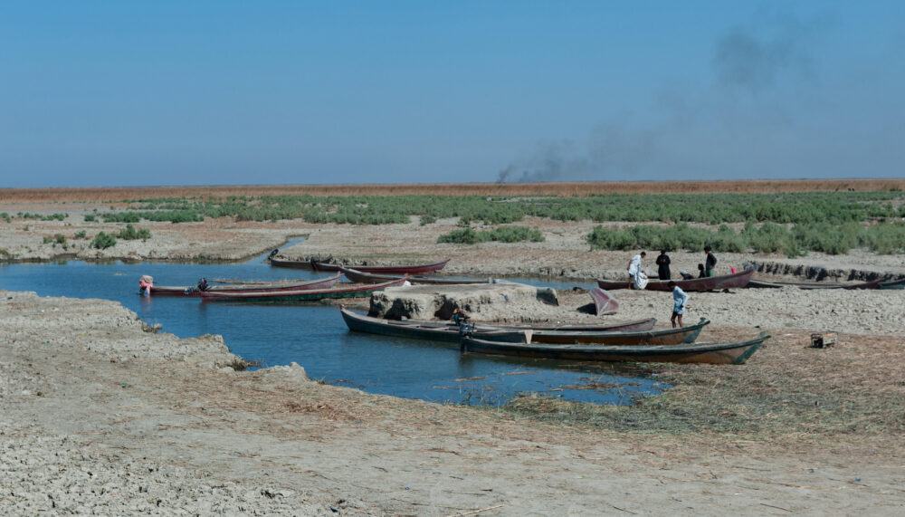 In southern Iraq, extreme temperatures have led to drought and are affecting fishermen.