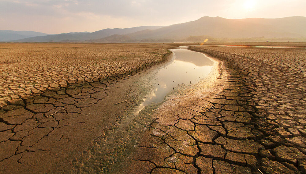A dry river |