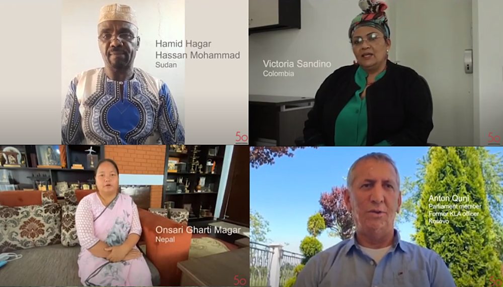 Former combatants share how they became political leaders in our videos |