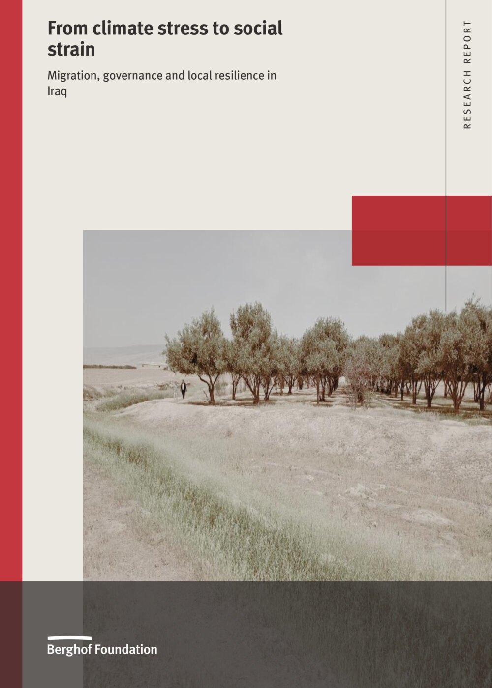 Cover Photo of Publication: From climate stress to social  strain