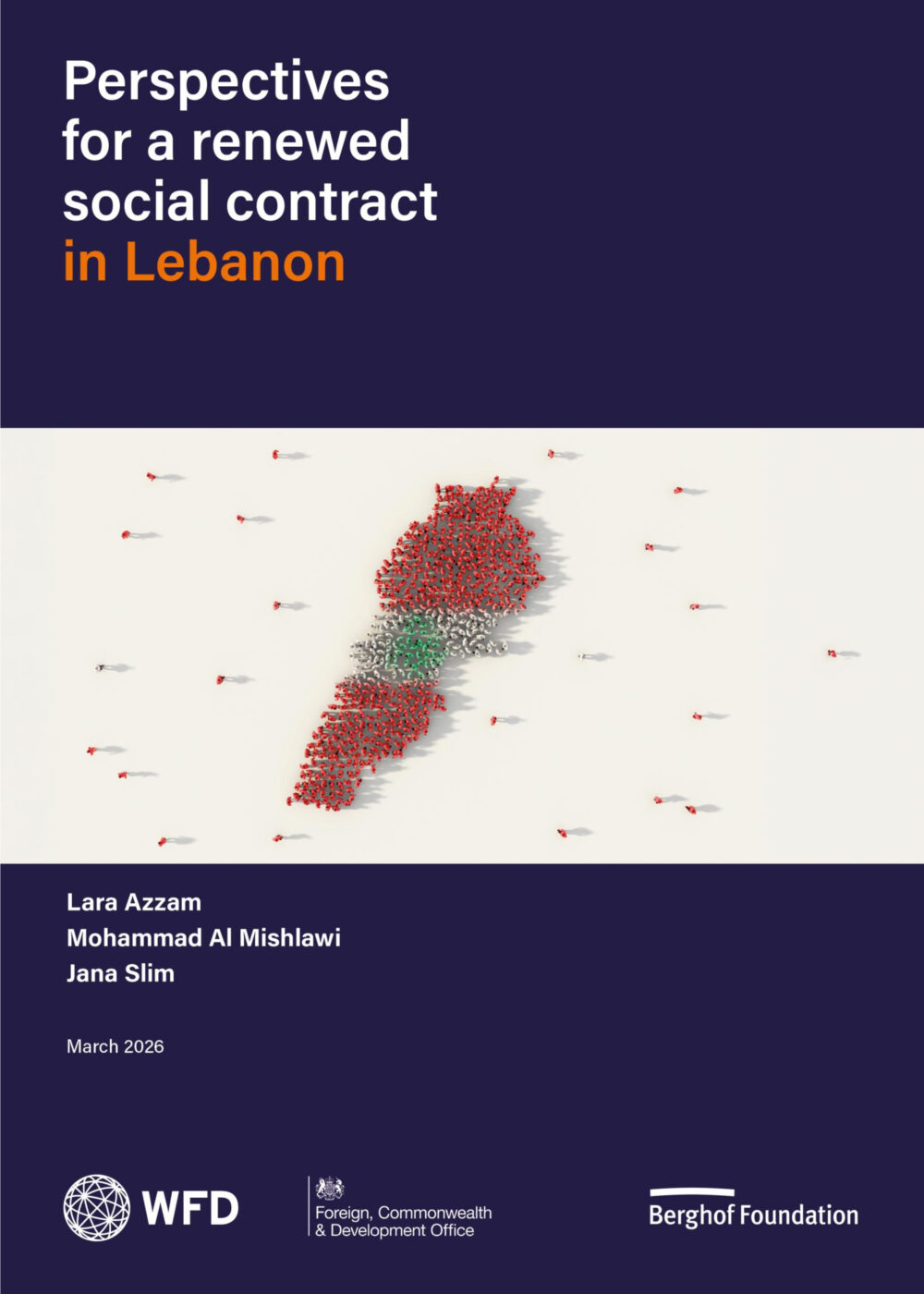 Cover Photo of Publication: Perspectives for a renewed social contract in Lebanon