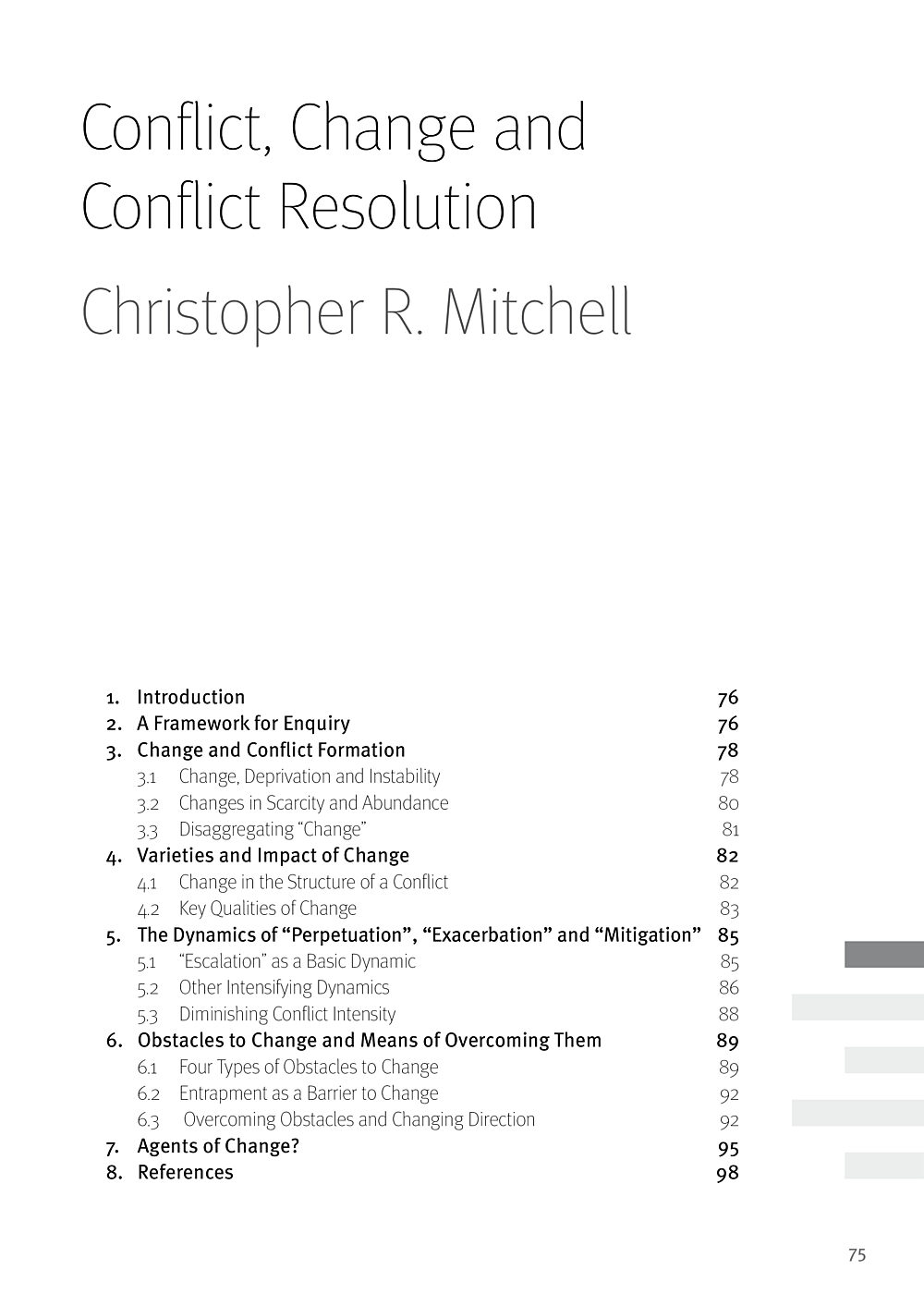 conflict and change essay