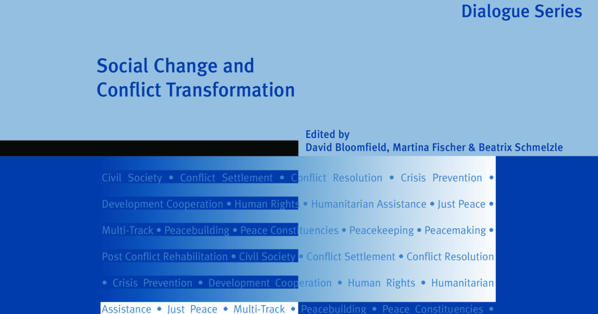 Social Change and Conflict Transformation Berghof Foundation