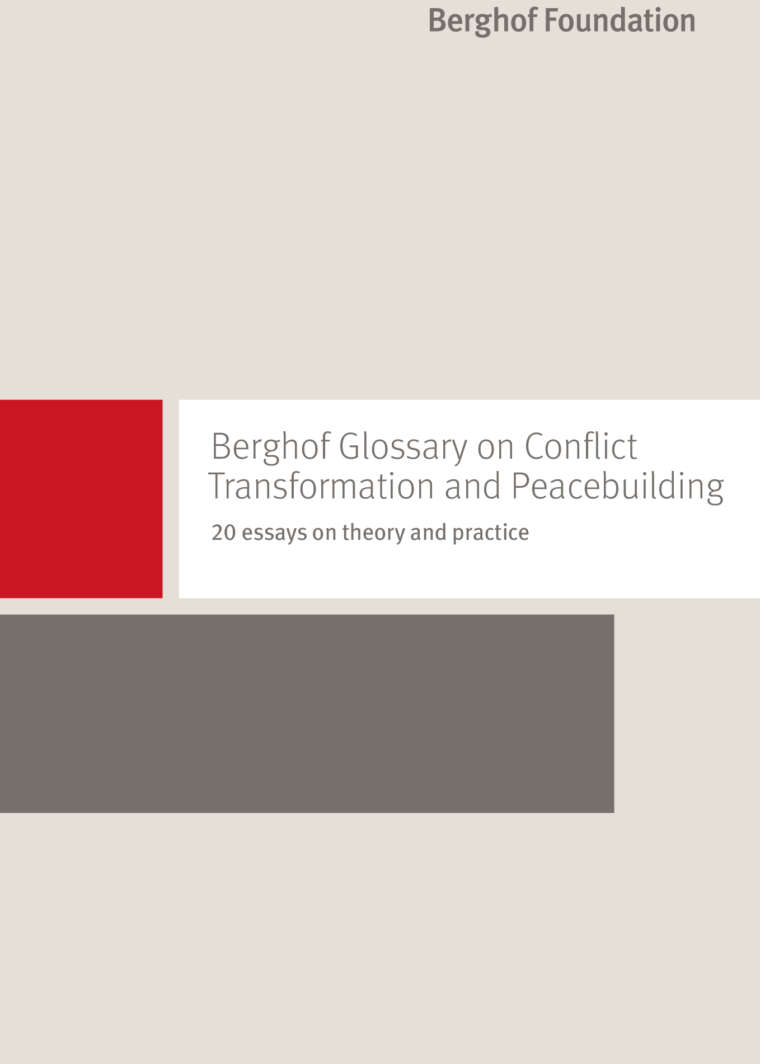 Berghof Glossary on Conflict Transformation - Berghof Foundation